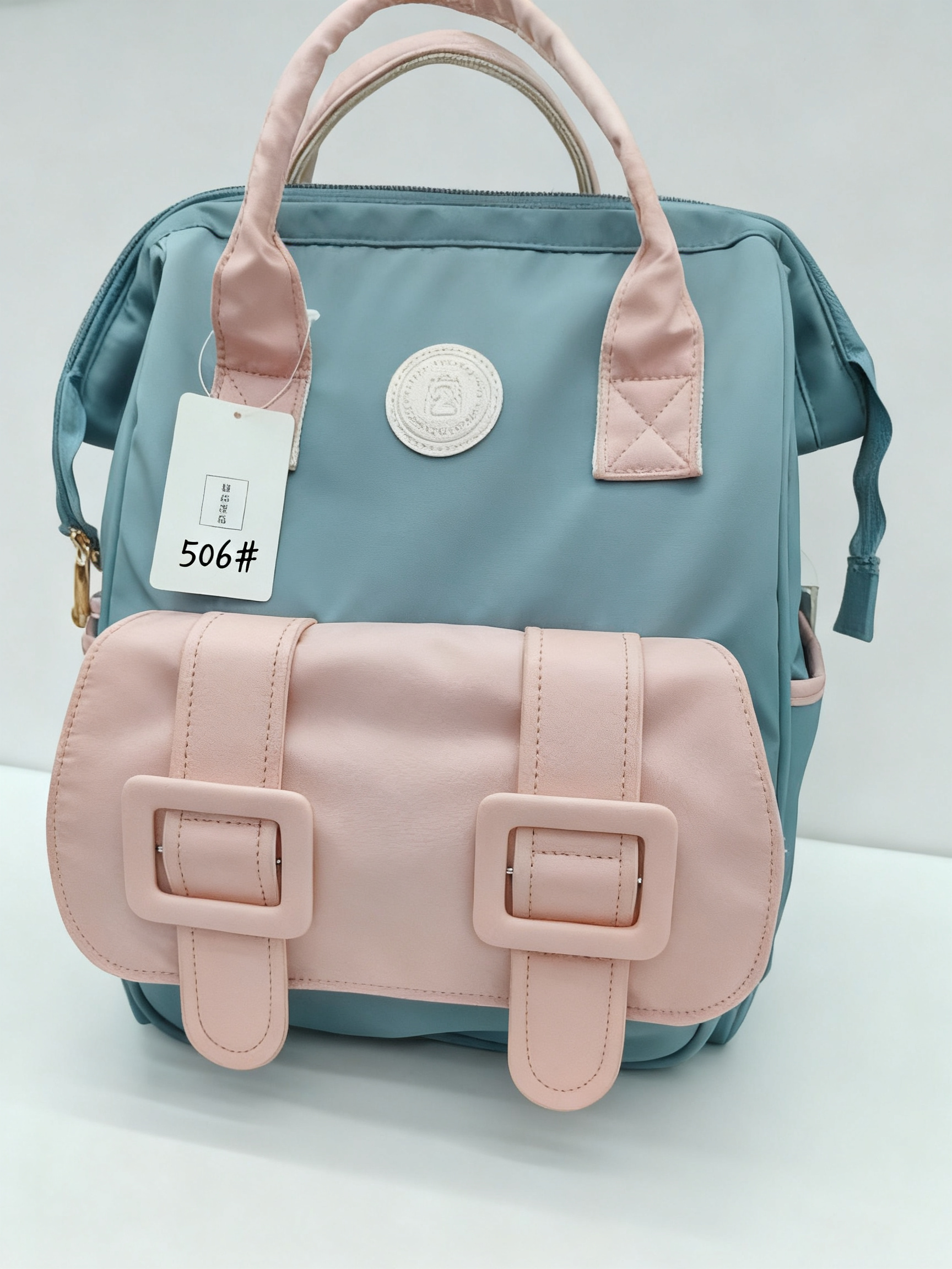 妈咪包时尚版双肩手提保温详情图2