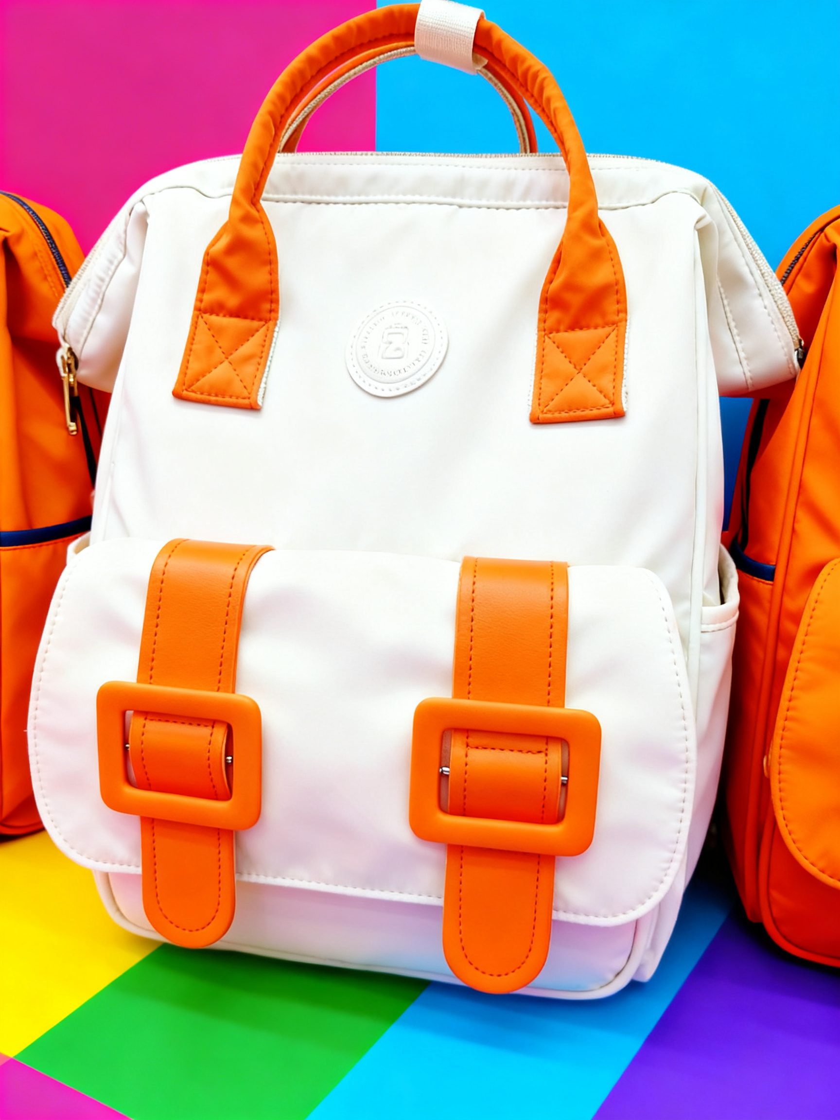 妈咪包时尚版双肩手提保温详情图3