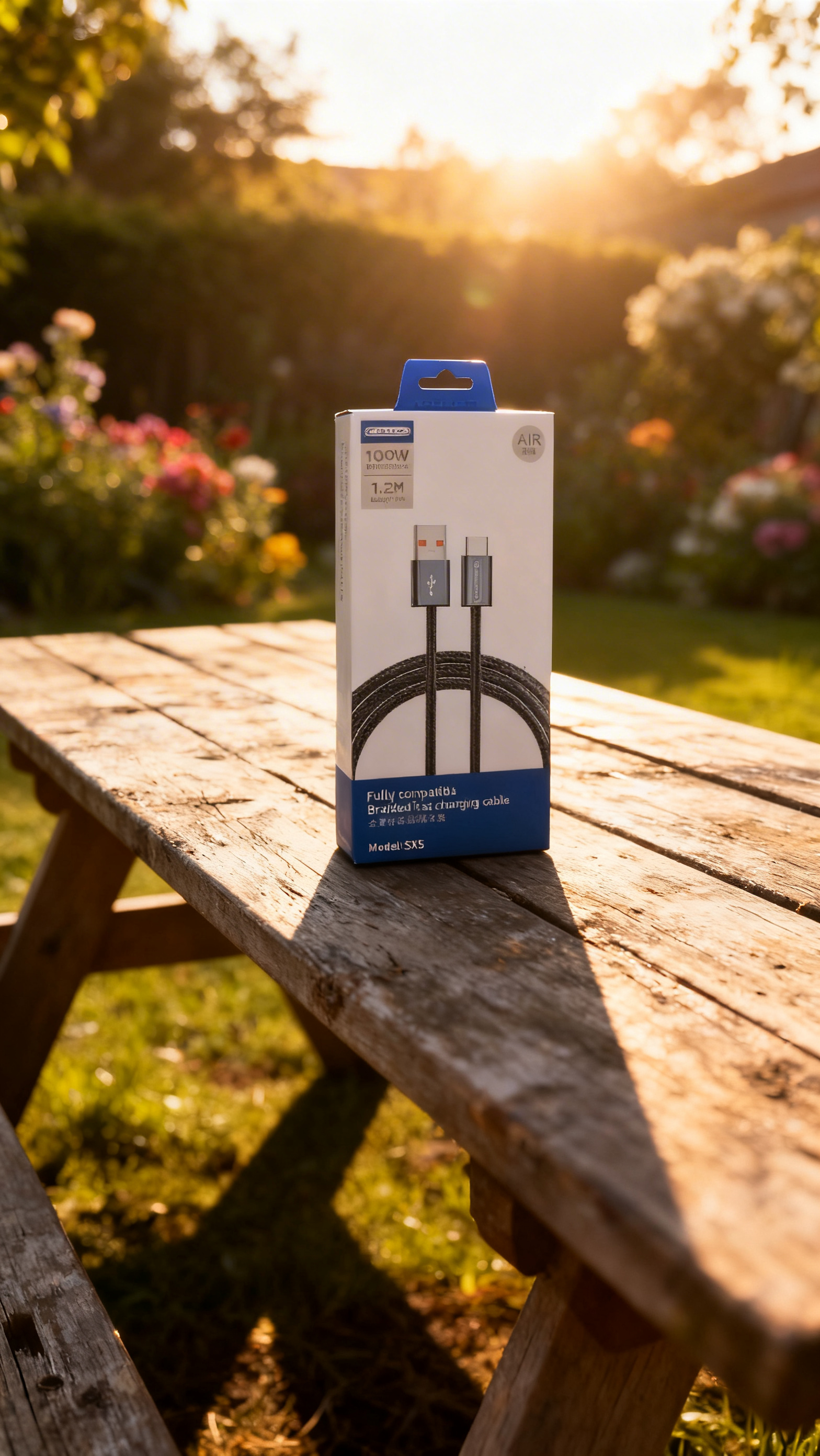 全兼容100W快充编织线 USB-C to A 1.2M